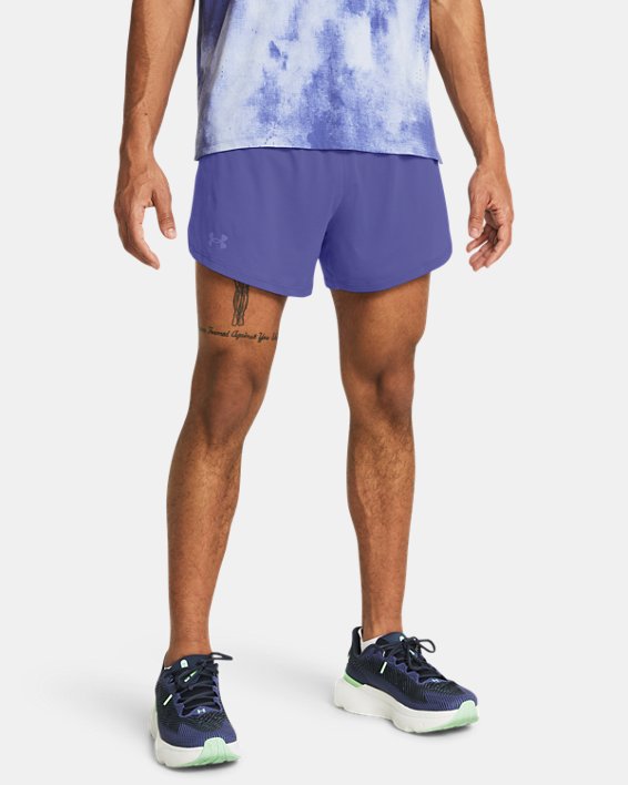 Men's UA Launch Elite 5" Shorts, Purple, pdpMainDesktop image number 0